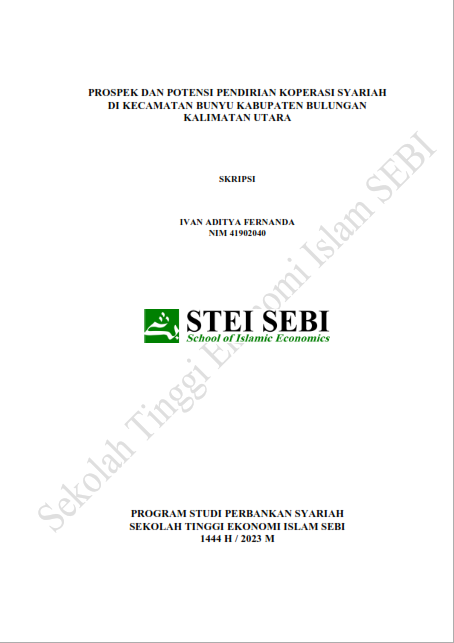 Prospek dan Potensi Pendirian Koperasi Syariah di Kecamatan Bunyu Kabupaten Bulungan Kalimantan Utara