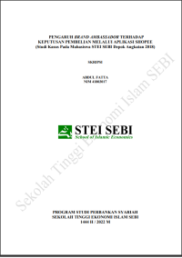 Pengaruh Brand Ambassador Terhadap Keputusan Pembelian Melalui Aplikasi Shopee (Studi Kasus pada Mahasiswa STEI SEBI Depok Angkatan 2018)