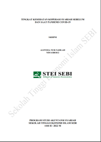 Tingkat Kesehatan Koperasi Syariah Sebelum dan Saat Pandemi Covid-19