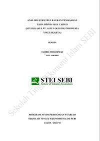 Analisis Strategi Bauran Pemasaran pada Bisnis Jasa Cargo (Studi Kasus PT. Alif Logistik Indonesia Yogyakarta)