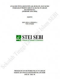 Analisis Pengaruh Inflasi, BI rate, dan Kurs Terhadap Profitabilitas Bank Syariah di Indonesia (Periode 2014-2020)