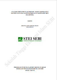 Analisis Implementasi Good Cooperative Governance dalam Pengembangan KSPPS BMT Ben Sejahtera