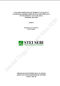 Analisis Efisiensi Bank Pembiayaan Rakyat Syariah di Jabodetabek dengan Metode Data Envelopment Analysis (DEA) periode 2016-2020