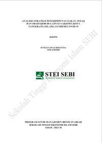 Analisis Strategi Penghimpunan Zakat, Infaq, dan Shadaqoh di LAZNAS YAKESMA Kota Tangerang Selama Pandemi Covid-19