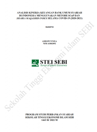 Analisis Kinerja Keuangan Bank Umum Syariah di Indonesia Menggunakan Metode SCnP dan Sharia Maqashid Index Selama Covid-19 (2020-2021)