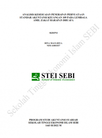 Analisis Kesesuaian Penerapan Pernyataan Standar Akuntansi Keuangan 109 pada Lembaga Amil Zakat Harapan Dhuafa