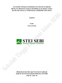 Analisis Tingkat Kesehatan Bank Syariah dengan Menggunakan Pendekatan RGEC pada Bank Muamalat Indonesia Periode 2015-2019