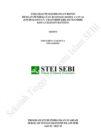Strategi Pengembangan Bisnis dengan Pedekatan Business Model Canvas (Studi Kasus CV. Craftridi Kreasi Mandiri Kota Cilegon Banten)