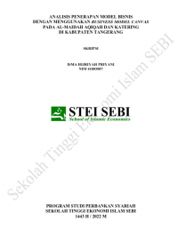 Analisis Penerapan Model Bisnis dengan Menggunakan Business Model Canvas Pada Al-Maidah Aqiqah dan Katering di Kabupaten Tangerang