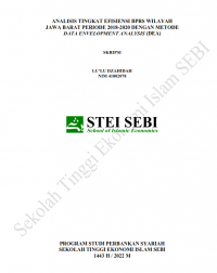 Analisis Tingkat Efisiensi BPRS Wilayah Jawa Barat Periode 2018-2020 dengan Metode Data Envelopment Analysis (DEA)