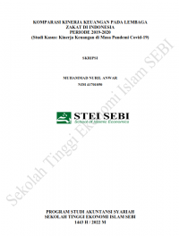 Komparasi Kinerja Keuangan pada Lembaga Zakat di Indonesia Periode 2019-2020 (Studi Kasus: Kinerja Keuangan di Masa Pandemi Covid-19)