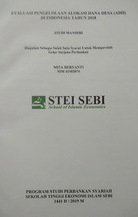 Evaluasi Pengelolaan Alokasi Dana Desa (ADD) di Indonesia Tahun 2018