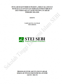 Pengaruh Kontribusi Peserta, Beban Klaim, dan Pendapatan Investasi Terhadap Pertumbuhan Aset Perusahaan Asuransi Jiwa Syariah Periode 2016-2020