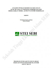 Analisis Tingkat Kesehatan Keuangan Bank Muamalat Indonesia Periode 2014-2020 Berdasarkan Model Altman Z-Score Modifikasi