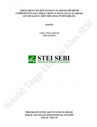 Implementasi Kepatuhan Syariah dan Peran Dewan Pengawas Syariah (Studi Kasus: BMT Binamas Purworejo)