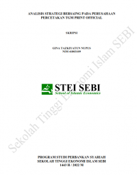 Analisis Strategi Bersaing pada Perusahaan Percetakan TGM Print Official